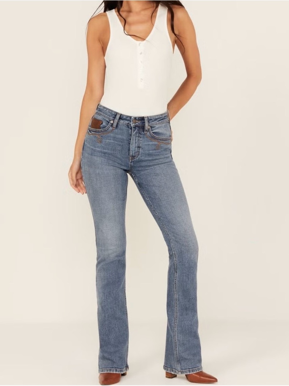 Shyanne Celeste High Rise Bootcut Stretch Jeans